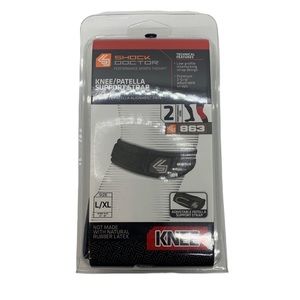 Shock Doctor NIP Knee/Patella Support Strap Large/XL knee Black 14” - 18” Active